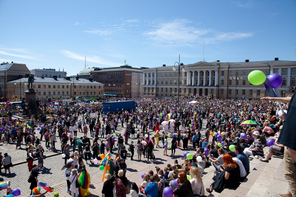 Helsinki Pride 2014. Kuva: Johanna Sillanpää