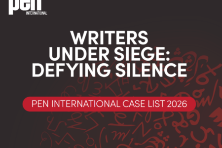 Kansainvälisen PENin tapausluettelon kansikuva