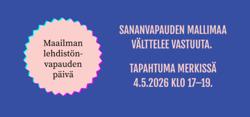 Tapahtuman tekstibanneri